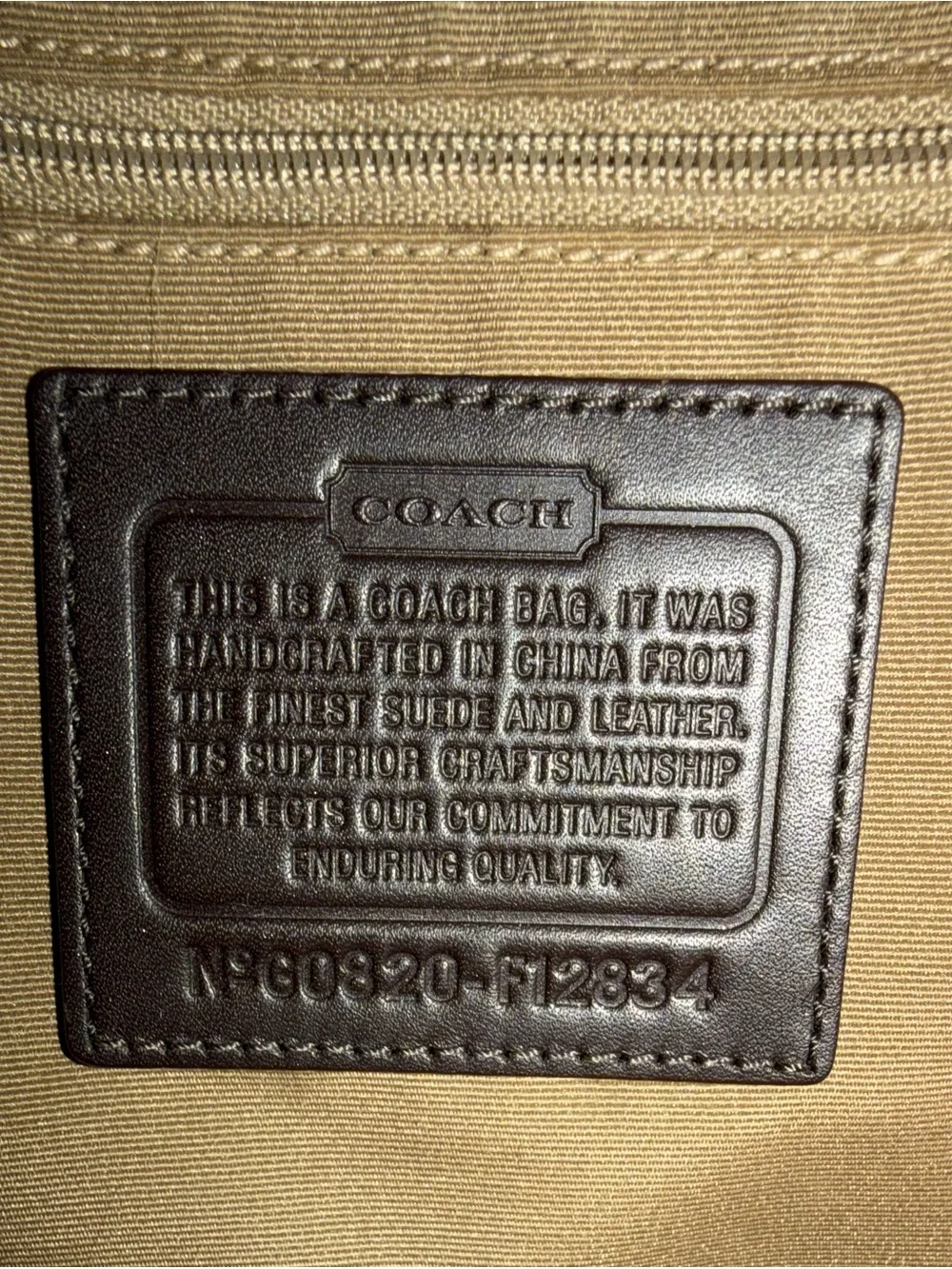 Coach vintage f12834